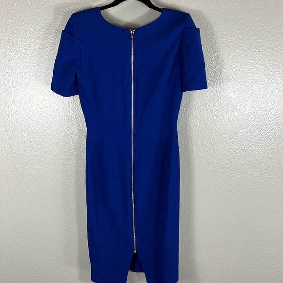 Roland Mouret For Neiman Marcus Blue Mini Dress - Picture 5 of 10